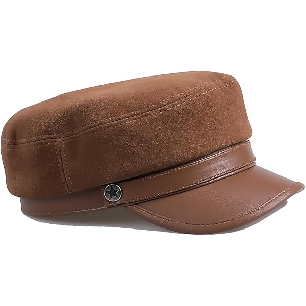 FIVESTAR LEATHER Distressed Commando B2 Flight Aviator Leather Cap